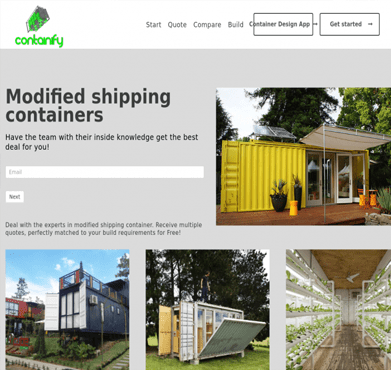 Modified Shipping Container, Infogenx, custom software developers