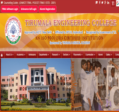 Tirumala Enginering College, Infogenx, custom software developers